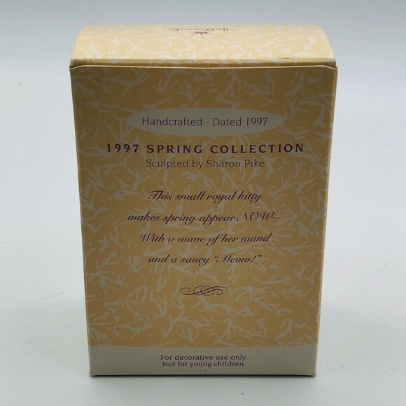 Hallmark Keepsake Ornament 1997 Spring Collection Cat Fairy A Purr-Fect Princess - Picture 2 of 2